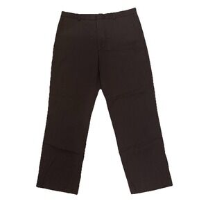 Banana Republic Straight Fit 100% Wool Dress Pants 38x32 Brown